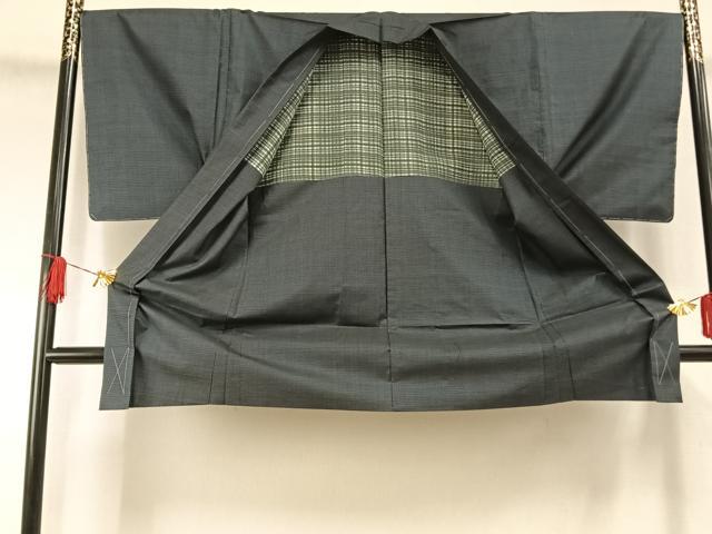 平和屋着物●男性 本場大島紬 アンサンブル 100亀甲 総詰め 正絹 逸品 未使用 AABI1498fy
