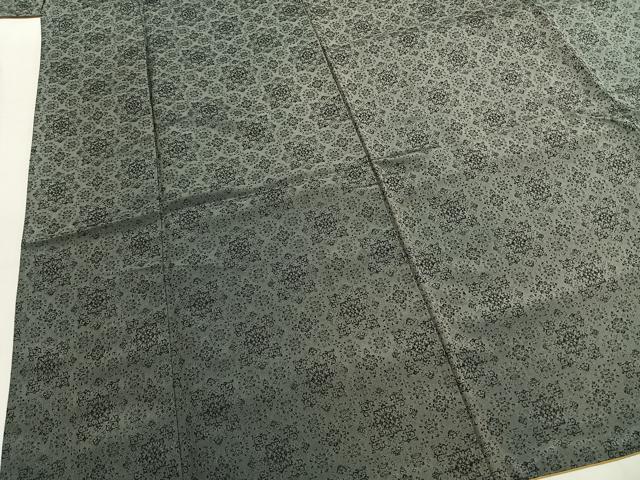 平和屋着物●お召 吉祥花文 正絹 逸品 AABI1505fy