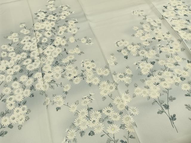 平和屋着物●訪問着 手描き 枝花文 暈し染め 正絹 逸品 AABI1506fy
