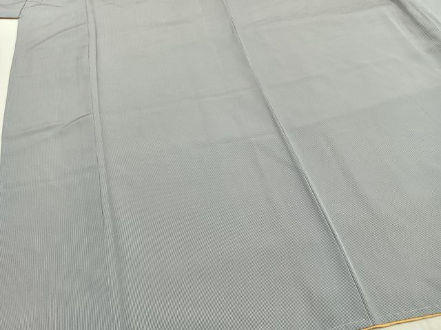 平和屋着物●江戸小紋 万筋 青×白 正絹 逸品 AABI1511fy