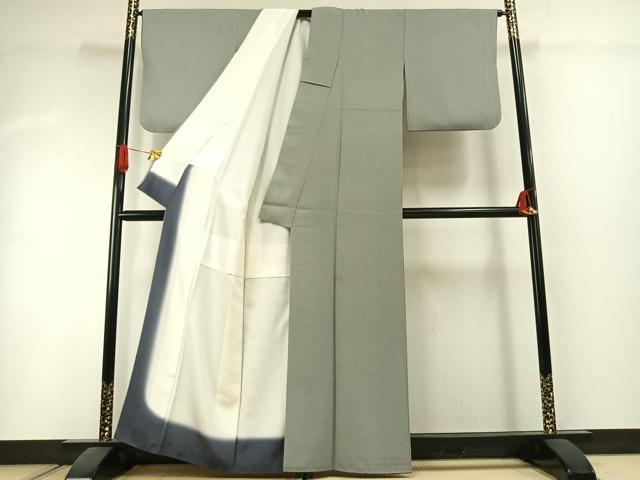 平和屋着物●江戸小紋 角通し 正絹 逸品 AABI1519fy