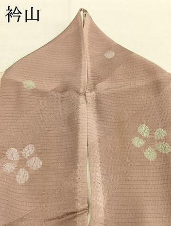 平和屋着物●上質な小紋 絞り 花間道 正絹 逸品 AABI1521fy