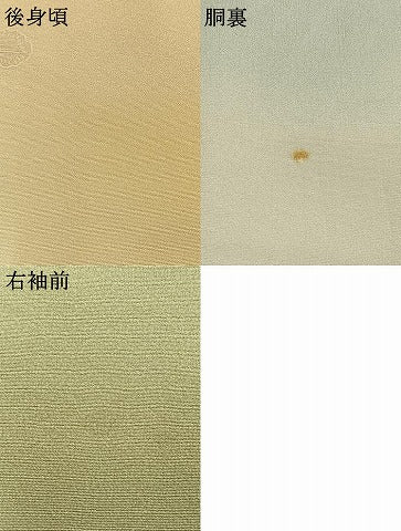 平和屋着物●訪問着 友禅 駒刺繍 雪輪花文 暈し染め 金銀彩 正絹 逸品 AABI1534fy