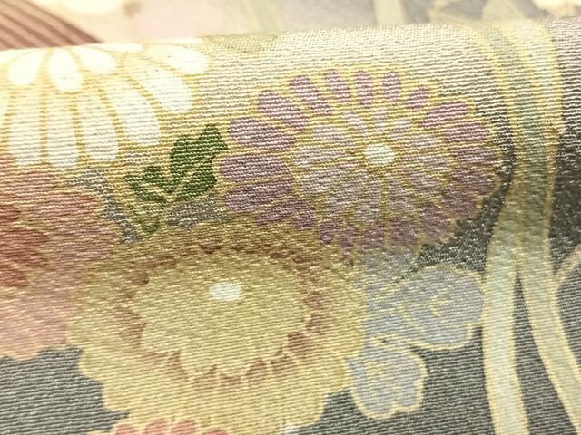 平和屋着物●訪問着 友禅 作家物 松竹梅 暈し染め 正絹 逸品 AABI1570fy