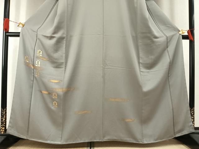 平和屋着物●訪問着 竹屋町刺繍 遠州椿 金糸 金彩 正絹 逸品 未使用 AABI1575fy