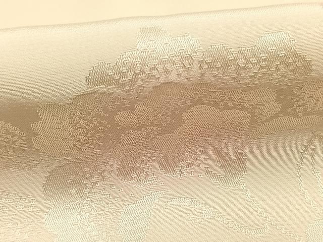 平和屋着物●振袖用長襦袢 袷 草花地紋 暈し染め 半衿刺繍 正絹 逸品 AABI1617fy
