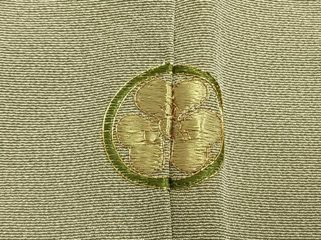 平和屋着物●訪問着 作家物 刺繍 枝花文 暈し染め 金彩 正絹 逸品 AABI1629fy