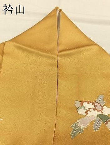 平和屋着物●訪問着 刺繍 草花文 金銀彩 正絹 逸品 AABI1630fy