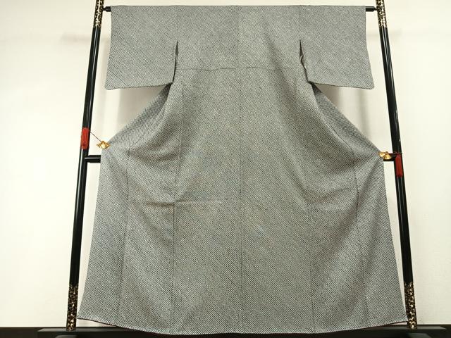 平和屋着物●大変加工の良い総絞り小紋 正絹 逸品 AABI1642fy