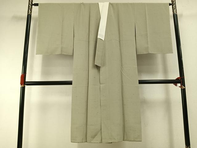 平和屋着物●長襦袢 無双仕立て ぜんまい紬 霞文 正絹 逸品 AABI1726fy