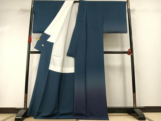 平和屋着物●訪問着 霞文 暈し染め 正絹 逸品 AABI1731fy
