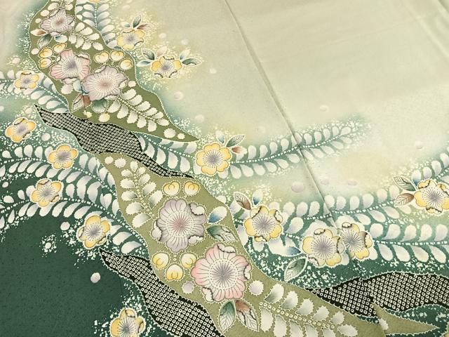 平和屋着物●訪問着 作家物 辻が花 暈し染め 正絹 逸品 AABI1764fy