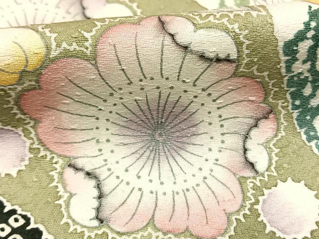 平和屋着物●訪問着 作家物 辻が花 暈し染め 正絹 逸品 AABI1764fy