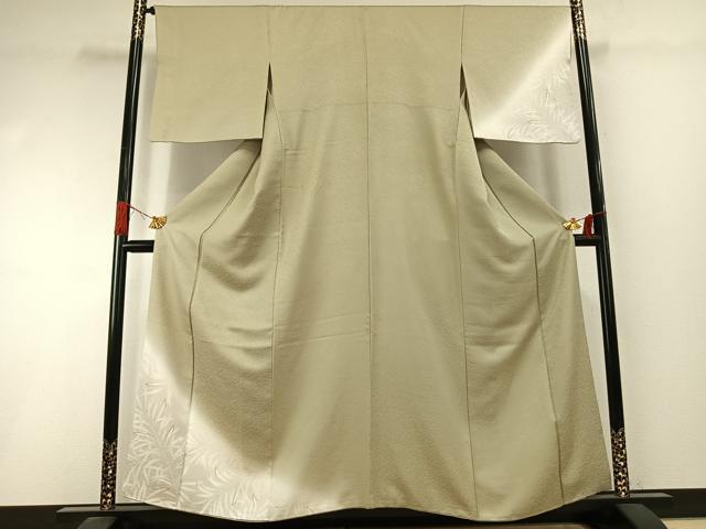 平和屋着物●訪問着 草葉文 暈し染め 金彩 正絹 逸品 AABI1801fy