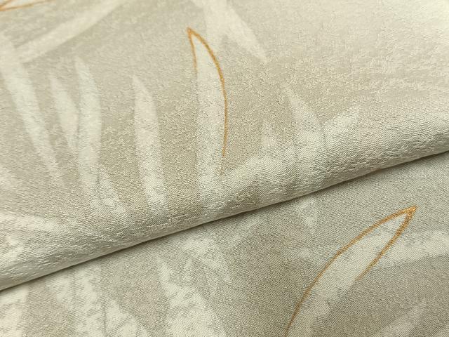 平和屋着物●訪問着 草葉文 暈し染め 金彩 正絹 逸品 AABI1801fy