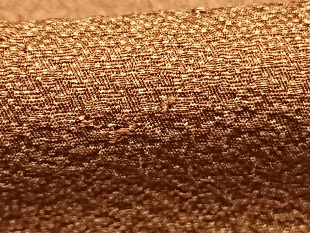 平和屋着物●本草木染作家 圓啓 江戸小紋 鮫小紋柄 正絹 逸品 AABI1807fy