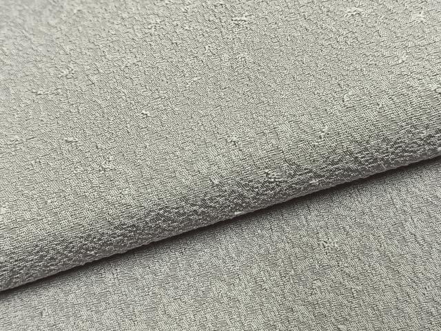 平和屋着物●上質な色無地 牡丹鼠色 正絹 逸品 AABI1824fy