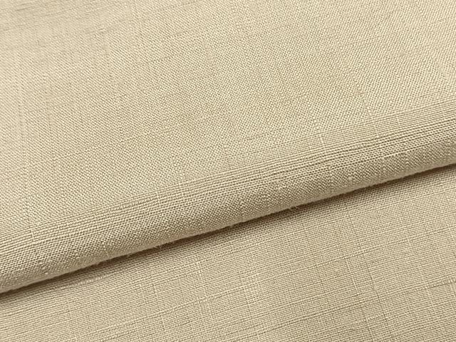 平和屋着物●結城紬 色無地 練色 正絹 逸品 AABI1830fy