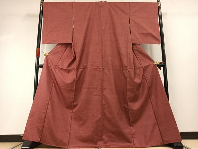 平和屋着物●本場大島紬 80亀甲 総詰め 正絹 逸品 AABI1835fy