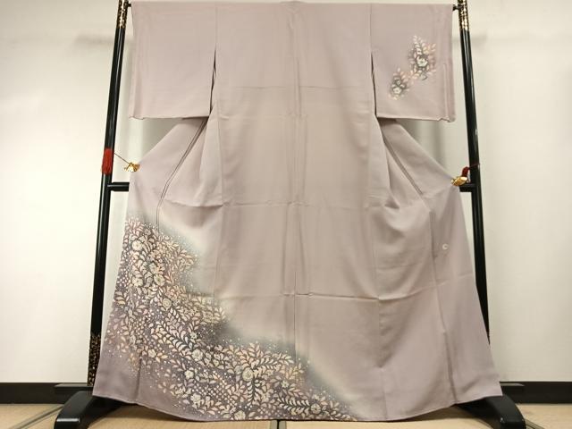 平和屋着物●越後十日町の一流染匠 桐屋・翠山工房 訪問着 絞り 辻が花 暈し染め やまと誂製 正絹 逸品 AABI1836fy
