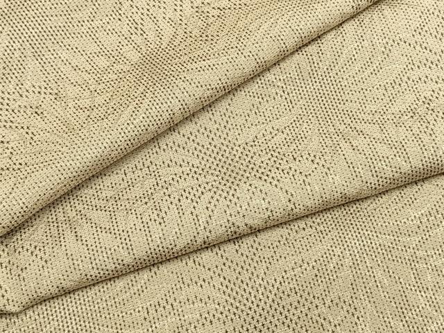 平和屋着物●お召 花尽くし 正絹 逸品 AABI1841fy