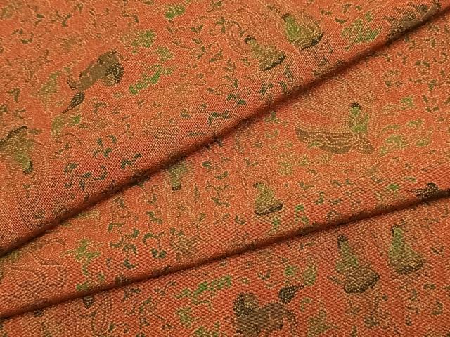 平和屋着物●重要無形文化財 人間国宝 中村勇二郎 江戸小紋 国宝平等院 幸せの鐘がなる 正絹 逸品 AABI1853fy