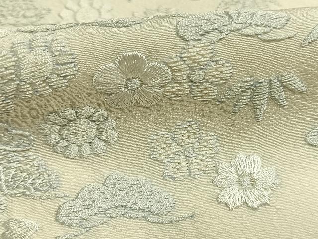 平和屋着物●訪問着 総刺繍 松竹梅 正絹 逸品 AABI1856fy
