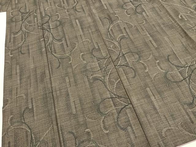 平和屋着物●本場大島紬 カタス7マルキ 唐草文 正絹 逸品 AABI1857fy