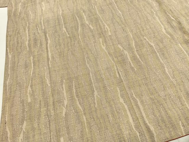 平和屋着物●本場結城紬 重要無形文化財 100亀甲 杢目文様 正絹 逸品 未使用 AABI1874fy