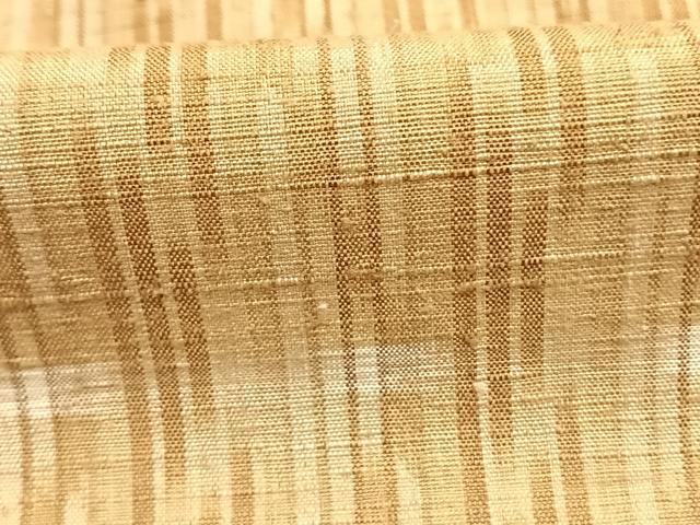 平和屋着物●上質な紬 変わり縞 正絹 逸品 AABI1889fy