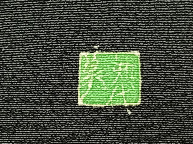 平和屋着物●本加賀友禅作家 小田美知代 黒留袖 風景花鳥文 正絹 逸品 AABI1900fy