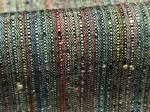 平和屋着物●上質な紬 縞 正絹 逸品 AABI1904fy