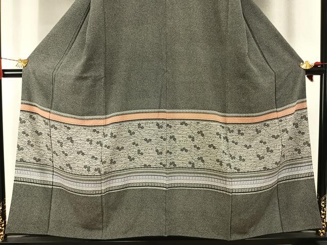 平和屋着物●伝統工芸士 染谷梅治 訪問着 松竹梅 正絹 逸品 AABI1906fy