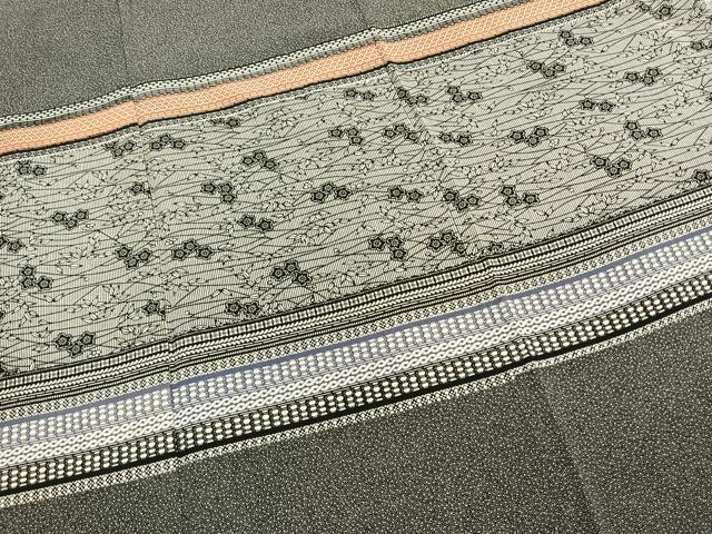 平和屋着物●伝統工芸士 染谷梅治 訪問着 松竹梅 正絹 逸品 AABI1906fy