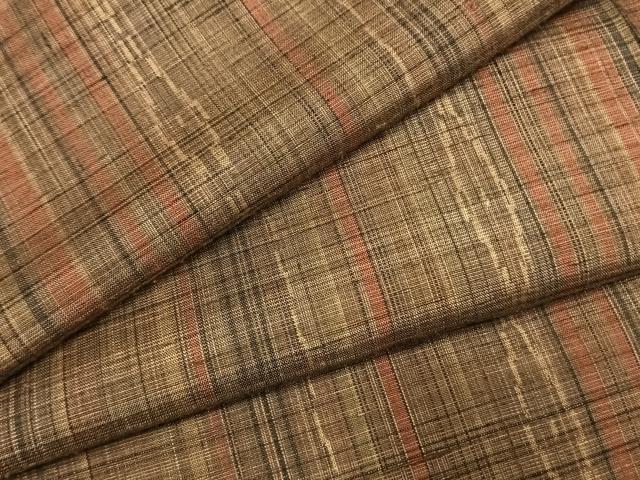 平和屋着物●上質な紬 立涌文 やまと誂製 正絹 逸品 AABI1916fy