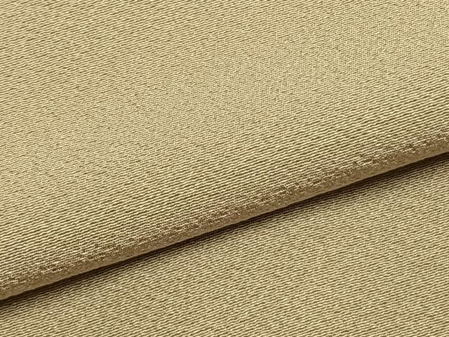平和屋着物●上質な色無地 白橡色 高島屋扱い 正絹 逸品 AABI1921fy