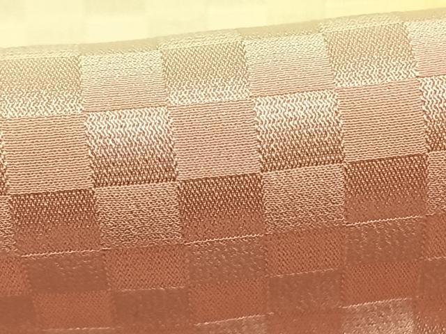 平和屋着物●長襦袢 袷 市松文様 正絹 逸品 AABI1937fy