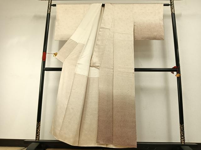 平和屋着物●二代目 川村久太郎 訪問着 大小あられ 正絹 逸品 AABI1974fy
