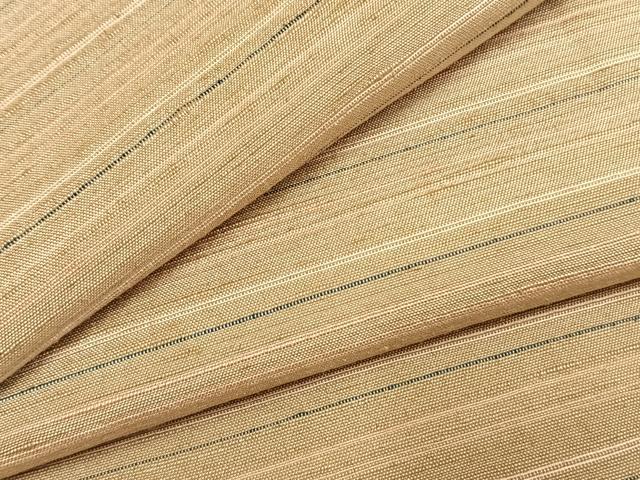 平和屋着物●上質な紬 横縞 正絹 逸品 AABI1981fy