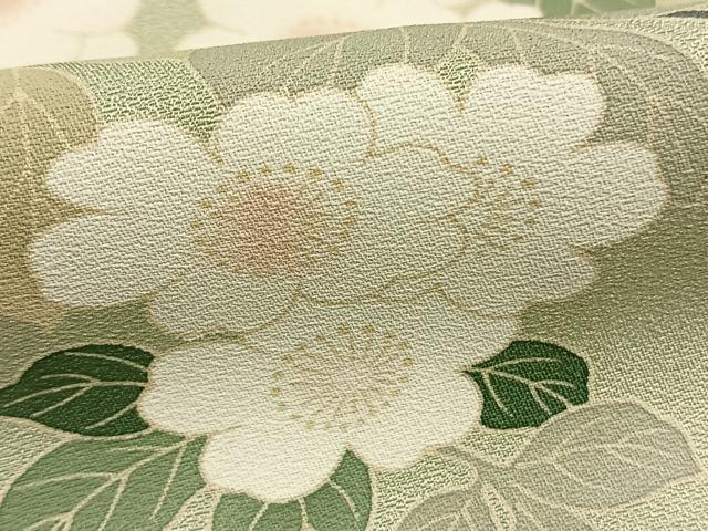 平和屋着物●訪問着 枝花文 暈し染め 正絹 逸品 AABI1984fy
