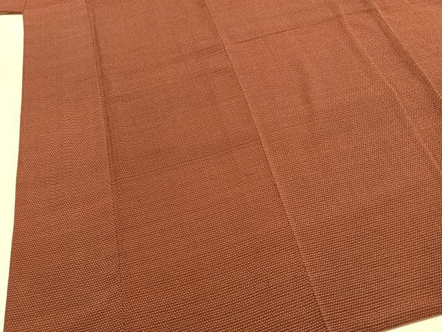 平和屋着物●白鷹お召 蚊絣 正絹 逸品 AABI1987fy