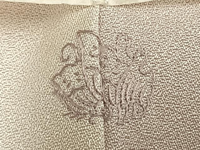 平和屋着物●訪問着 刺繍 手描き 枝葉文 暈し染め 金糸 正絹 逸品 AABI2001fy