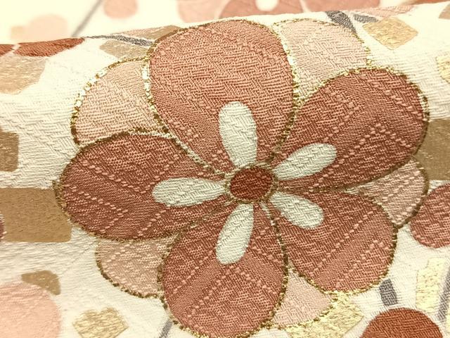 平和屋着物●訪問着 作家物 草花文 金彩 正絹 逸品 AABI2031fy