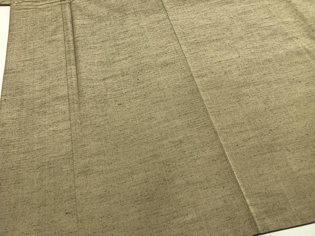 平和屋着物●男性 紬 アンサンブル 長襦袢(袷)セット 霞文 キングサイズ 正絹 逸品 AABI2034fy