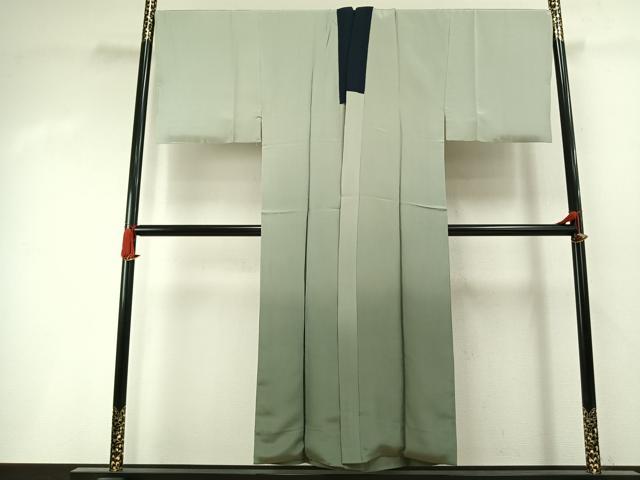 平和屋着物●男性 紬 アンサンブル 長襦袢(袷)セット 霞文 キングサイズ 正絹 逸品 AABI2034fy