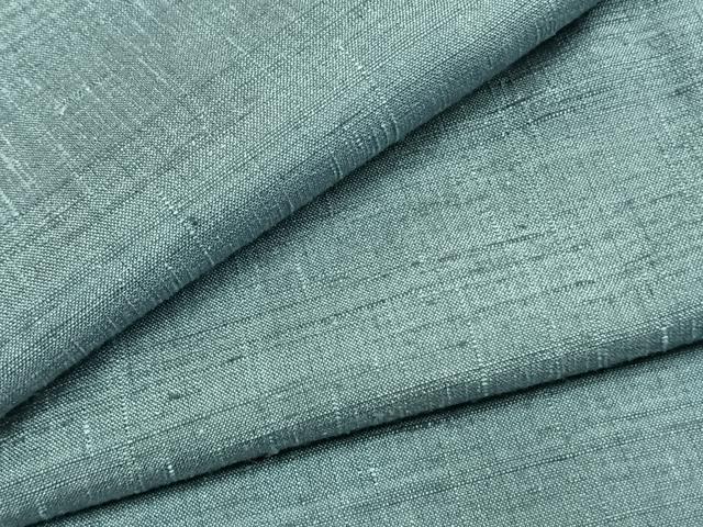 平和屋着物●上質な紬 色無地 浅縹色 松坂屋扱い 正絹 逸品 AABI2038fy