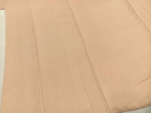 平和屋着物●上質な色無地 洗柿色 西武百貨店扱い 正絹 逸品 AABI2067fy