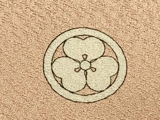 平和屋着物●上質な色無地 洗柿色 西武百貨店扱い 正絹 逸品 AABI2067fy
