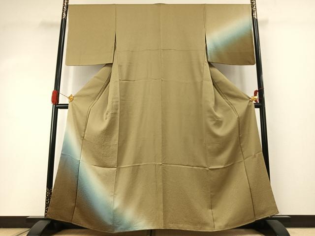 平和屋着物●訪問着 作家物 霞文 暈し染め 正絹 逸品 未使用 AABI2069fy