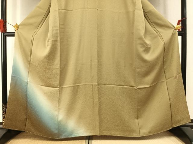 平和屋着物●訪問着 作家物 霞文 暈し染め 正絹 逸品 未使用 AABI2069fy